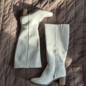 Target White Heeled Boots
